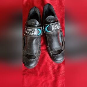Lake Cycling Bike Shoes  Women's Size 9 EU 41 Black Leather
